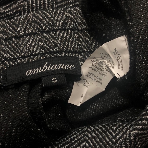 Ambiance Chevron Print Work Pants - Picture 5 of 6